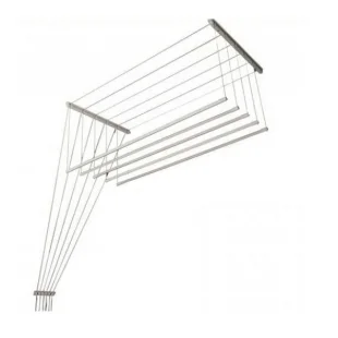 Сушилка д белья потолочная  Лиана  5-рядная шир. 1,7м регул. по высоте белая SPP-170  1