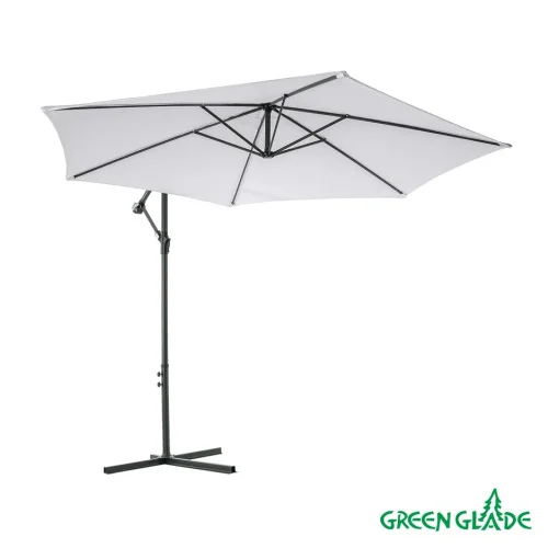 Зонт садовый Green Glade серый 6002  1