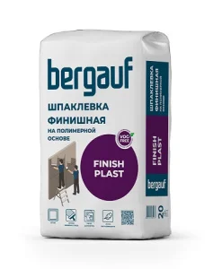 Шпатлевка финишная полимерная Finish Plast 20кг Bergauf 1уп=64шт