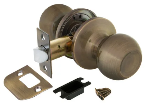 Ручка-защёлка Punto DK672 BL AB-PS без фик. бронза 49483  1