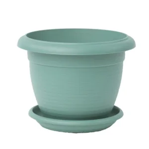 ГОРШОК Терра + поддон 9,3 л., Нефрит