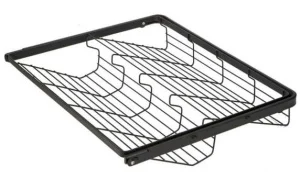 Обувница 2-ярусная выдвижная, серия 460, L 550, Чёрный, CI