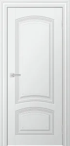 Полотно дверное Бионика-6/Lada/тон Снежный, ДГ 60*200, без решетки