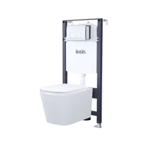 Комплект инсталляции 3в1 унитаз с крышкой+инсталляция+кнопка Iddis Basic BASBI01i73