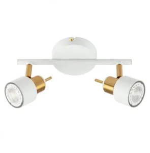 Светильник настенный A1906PL-2WH белый, золотоArte Lamp