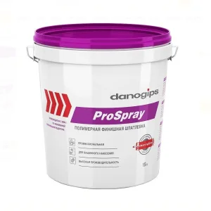 Шпаклевка финишная готовая Sheetrock Danogips ProSpray 25кг/15л