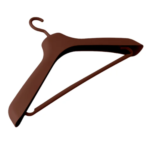 Плечики  Элластик  с вращающимся крючком шоколад ЭП 818307  1