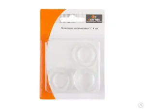 Прокладка силиконовая 1  (упак 4 шт) в блистере  1 50