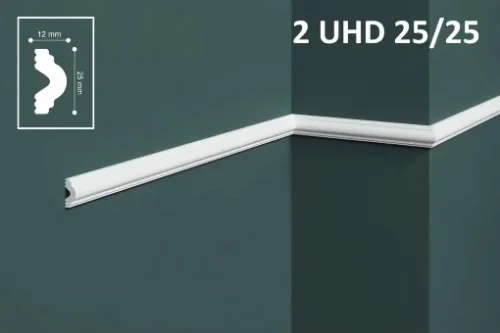 Молдинг настенно-потолочный UHD Polymer 2 25 25 2м Солид  1 45