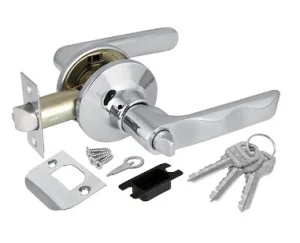 Ручка-защелка FUARO 624/BL CP-ET с фиксатором хром