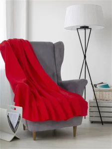 Плед  Экономь и Я  130х150см красный 180 г м2 100% п э 3528537  1 10