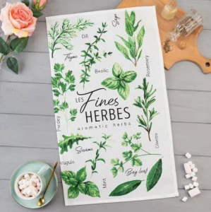 Полотенце кухонное Доляна Fines herbes 35х60см 100% хлопок 160г/м2 5423110