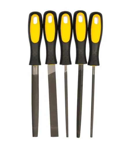 Набор напильников 150мм 5 предм. двухкомпонентная рукоятка STAYER Professional 1681-15-H5  1