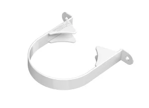 Хомут трубы ТН ОПТИМА D120/80мм белый 128156 кор-310шт