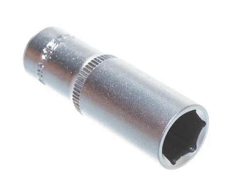 Головка торцевая 6-гранная 1 4  12мм сталь Cr-V удлиненная Зубр Мастер Flank 27717-12  1