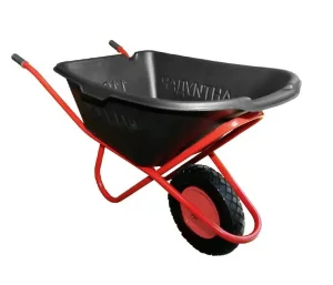 Тачка строительная 1-колесная  Чибис  110л 200 кг.4.00-8 полимер кузов Антиудар, пневмо колесо О1827