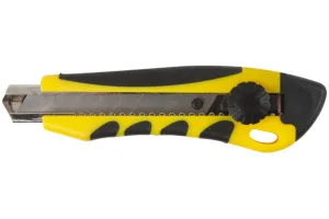 Нож винтовой фиксатор усиленный 18мм двухкомпонентная ручка Fit 10253 *1