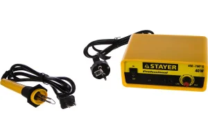 Прибор для выжигания по дереву ProTerm, 450-750гр, 40Вт, 220В Stayer 45228  1