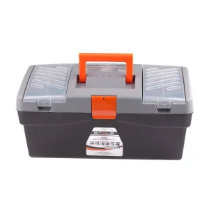 Ящик для инструмента пластиковый с пласт. замком 420х220х180мм 17  съемный лоток два встроенных орга