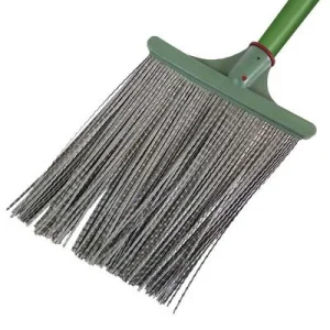 Метла пластмассовая №7 О9182ф плоская c черенком