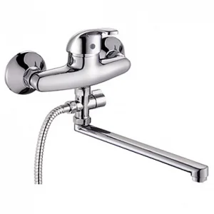 Смеситель для ванны одноручный Ligeya L2104 шланг 1,5м, лейка Смеситель для ванны одноручный Ligeya L2104 шланг 1,5м, лейка