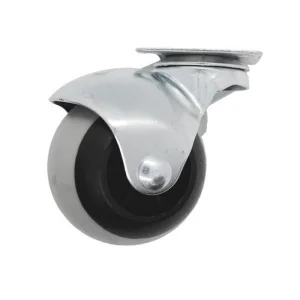 Опора колесная 50мм с пятой, поворот.подшипн., кругл. серое ЧИБИС SANBERG (упак 4шт) М2178  1 10