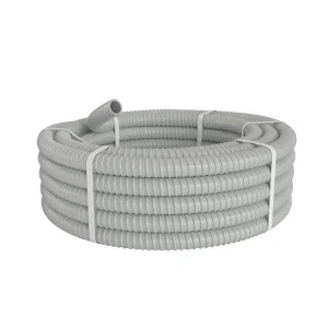 Труба гофрированная армированная ПВХ d25мм 30м серая 57025 DKC