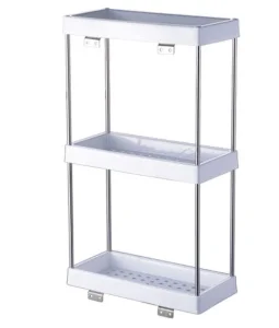 Полка прямоугольная 3-яр пластик. 310х145х620мм G83323 (Gota Rocio)  1 6