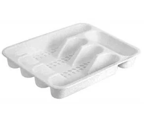 Лоток-вкладыш для столовых приборов сетчатый М1142 (Белый) 1