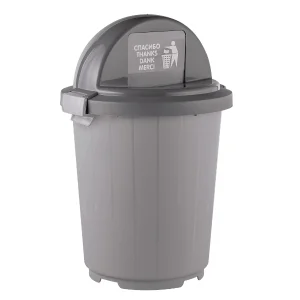 Бак для мусора 105л с крышкой-клавишей ЭП 361245 серый *1