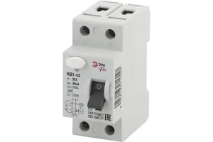 Устройство защитного отключения (УЗО) 1P+N 25А 30мА ВД1-63 Pro NO-902-24 Б0031714 Эра