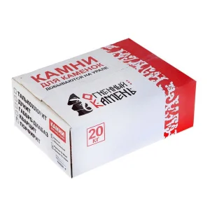 Камень для сауны и бани Порфирит (20 кг, коробка универсальная, колотый) Камень для сауны и бани Порфирит (20 кг, коробка универсальная, колотый)