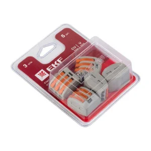 Клемма строительно-монтажная (упак 5 шт) plc-smk-413b EKF