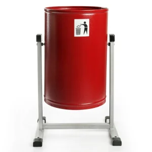 Урна для мусора 21л "Уралочка-Бюджет" круглая красная *1 Урна для мусора 21л "Уралочка-Бюджет" круглая красная *1