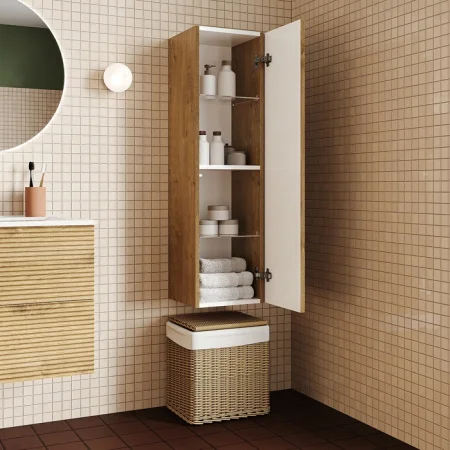 Пенал подвесной Iddis Bild BIL30V0i97 300х320х1090мм дуб светлый