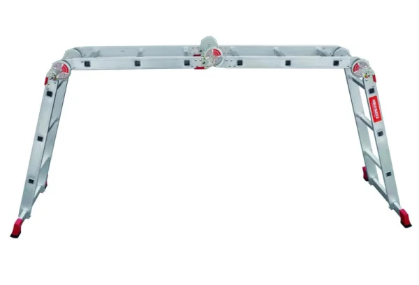 Лестница-трансформер 3 ступени 4 секции ширина 400мм алюминиевая Новая Высота NV 3320 3320403 *1