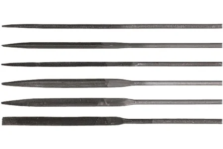 Набор надфилей 140мм 6шт без рукояток Курс 42154  1