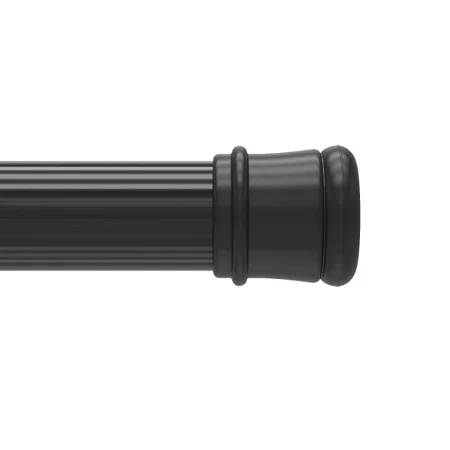 Карниз для ванной черный 110-200см 014A200M14 (Milardo)
