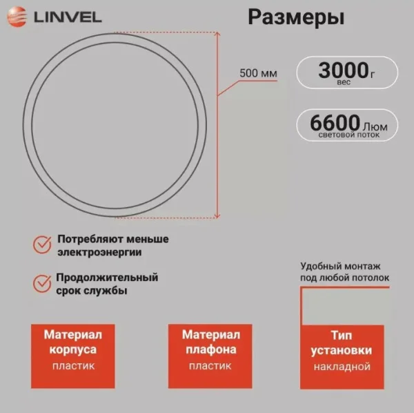 Люстра потолочная светодиодная MS 1117 с пультом ДУ Linvel
