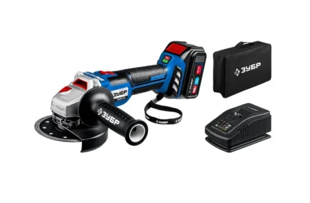 Шлифмашина угловая Зубр Профессионал AB-125-41 аккум.