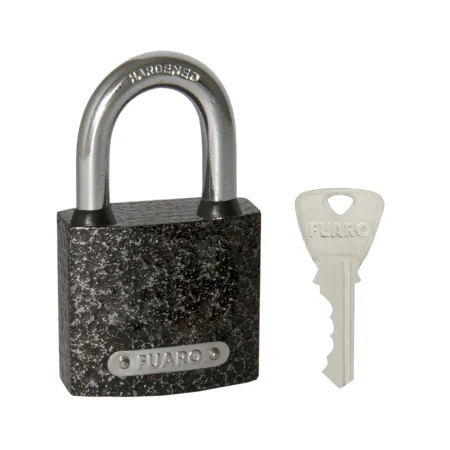 Замок навесной Fuaro PL-UNI-0125 (PL-01-25) 2key англ.  блистер