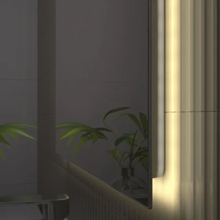 Зеркало с подсветкой Vigo Quadro Comfort z.QUA.1200.Comfort 1200х1000мм с антизапотеванием, бесконтактный сенсор