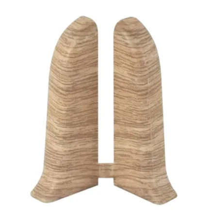 Заглушки для плинтуса (левая/правая) 526 Груша колорадо 55мм Лексида