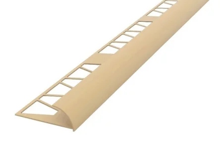 Профиль внешний ПВХ для кафеля 10х2500мм бежевый 012 Ideal