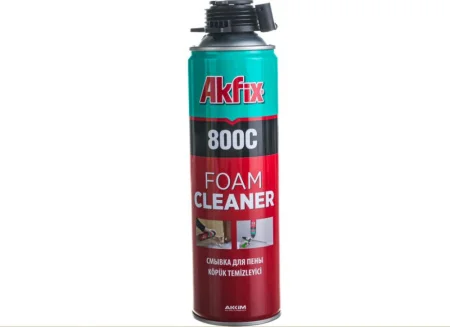 Очиститель-смывка монтажной пены Akfix 800C 500мл XA050  1
