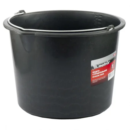 Ведро строительное 20л пластиковое усиленное Matrix 81439 *1 Ведро строительное 20л пластиковое усиленное Matrix 81439 *1