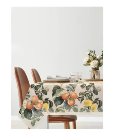 Скатерть Апельсины и лимоны 140х140см 2413750