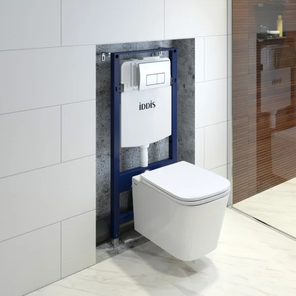 Комплект инсталляции 3в1 унитаз с крышкой+инсталляция+кнопка Iddis Basic BASBI01i73