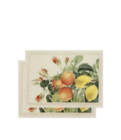 Комплект салфеток Апельсины и лимоны 35х45см 2шт 2413747