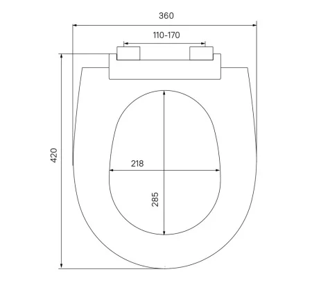 Сиденье д унитаза Soft Close полипропилен 005PPS3i31 005 (Iddis)  1